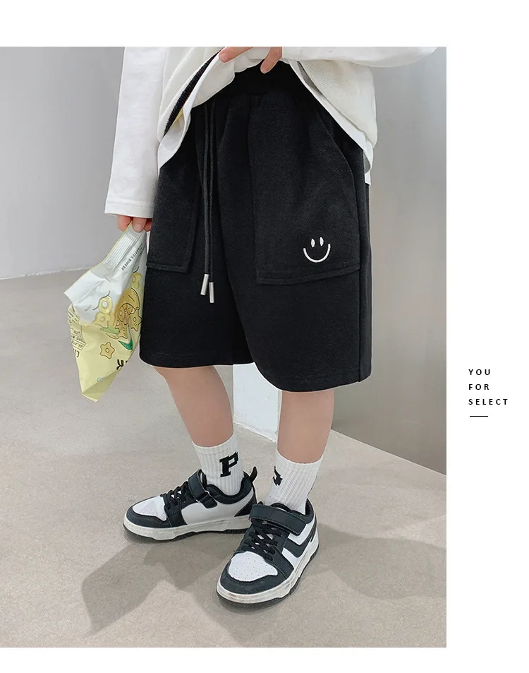 Children Shorts Casual Loose Pants for Kids Candy Color Boys Trousers Teenager Sports Joggers Baby Shool Clothing