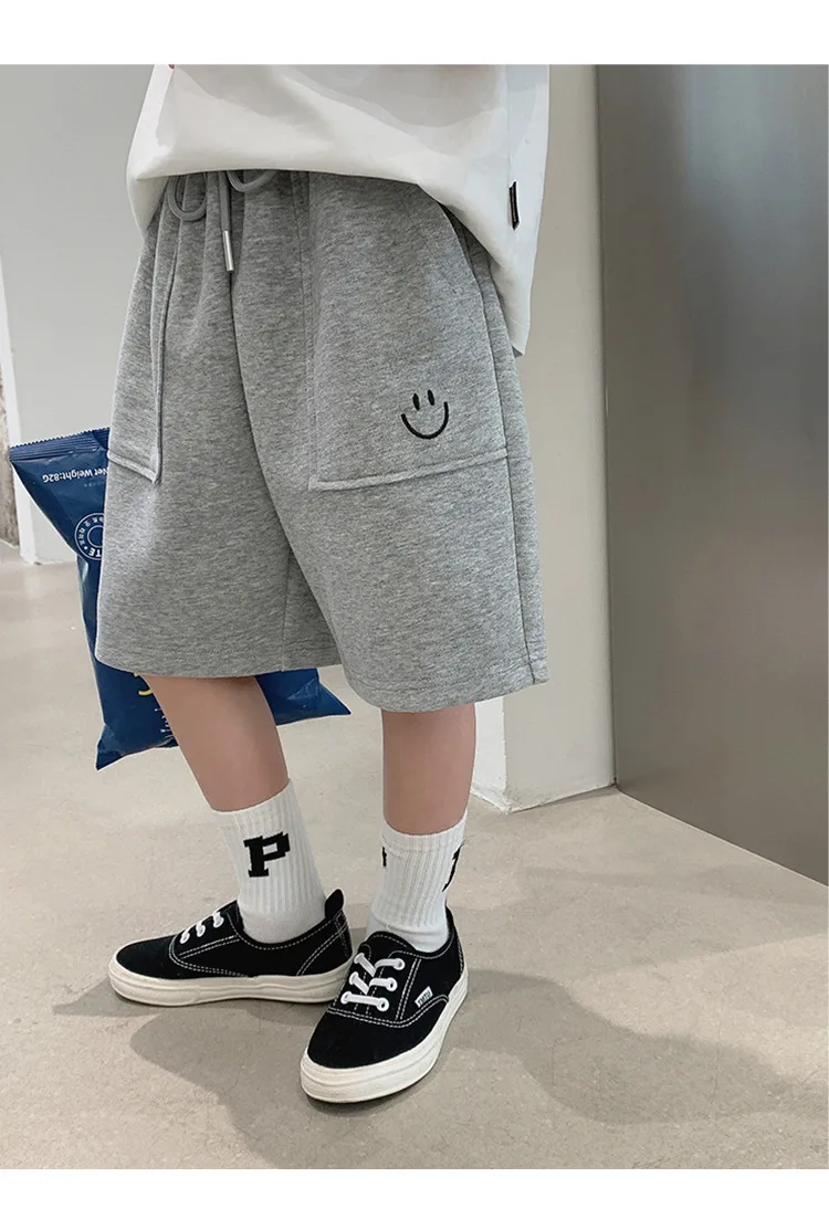 Children Shorts Casual Loose Pants for Kids Candy Color Boys Trousers Teenager Sports Joggers Baby Shool Clothing