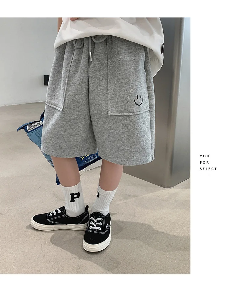 Children Shorts Casual Loose Pants for Kids Candy Color Boys Trousers Teenager Sports Joggers Baby Shool Clothing