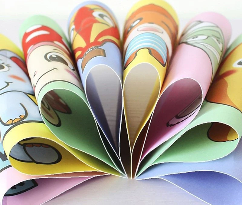 49-91pcs Learn Scissor Skills Cut Paper Craft Toys Safety Scissors Preschool Cutting Practice Activity Book Toddlers Kids Gifts