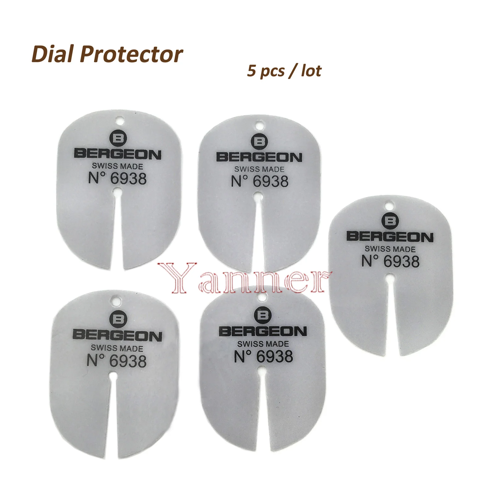5PCS BERGEON 6938 DIAL PROTECTOR SHIM WATCH HANDS REMOVER SHIM FOR WATCH DAIL CUSHION WATCH REPAIR TOOLS