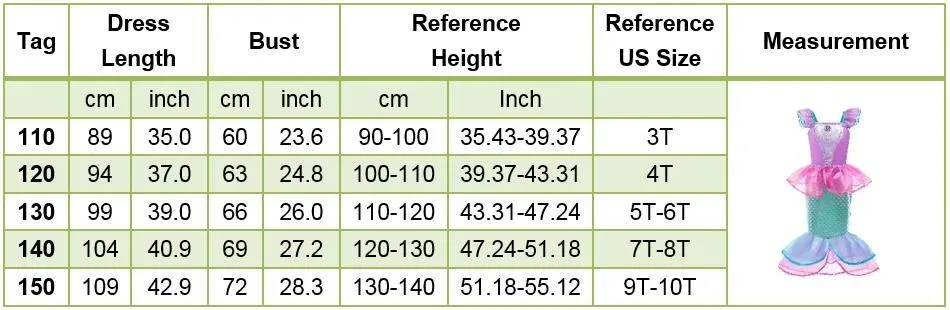 Kids Belle Costume Girl Halloween Princess Cosplay Party Dress Children Rapunzel Cinderella Anna Elsa Encanto Birthday Clothes