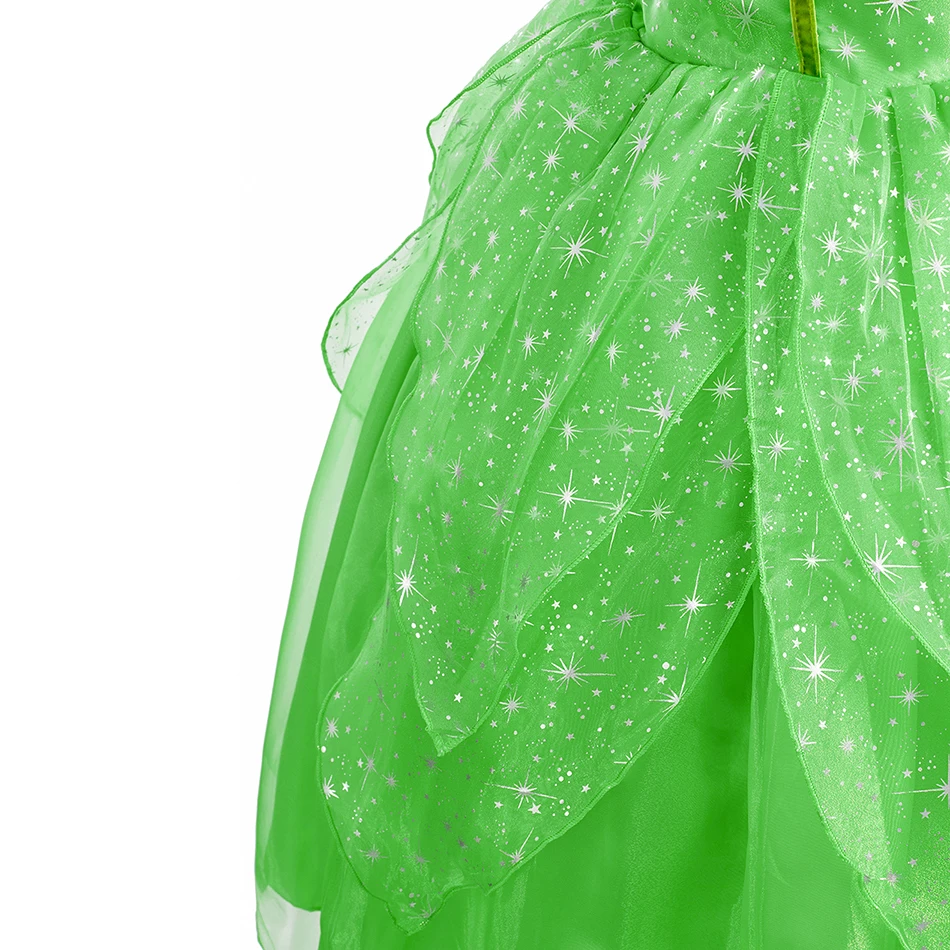 Kids Belle Costume Girl Halloween Princess Cosplay Party Dress Children Rapunzel Cinderella Anna Elsa Encanto Birthday Clothes