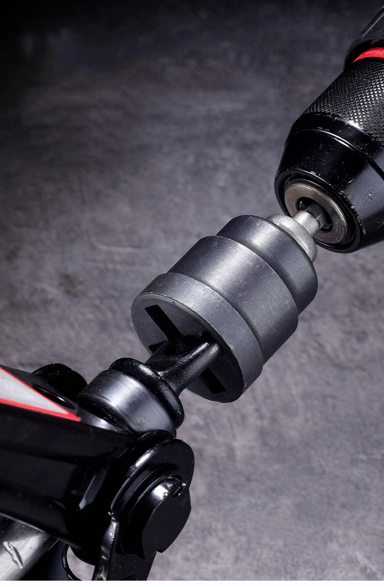 Scissor Jack Adapter Socket Universal Chrome Vanadium Steel Electric Impact Drill Ratchet Wrench Car Jack Lifting Tool Accessory