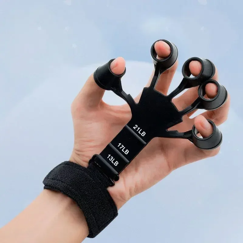 5-Finger Trainer Silicone Wrist Grip Strengthener Hand Strength Recovery for Fingers Therapy & Vein Circulation Improvement