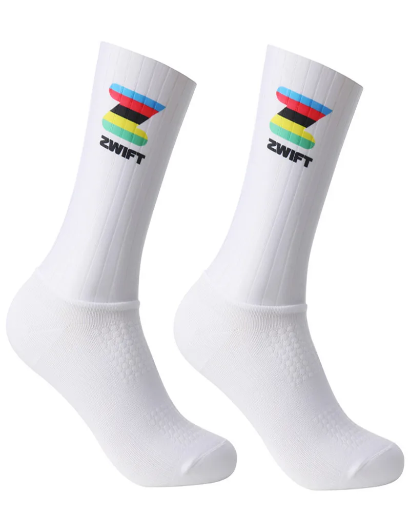 2026 Anti Slip Seamless Cycling Socks Integral Moulding High-tech Bike Sock Compression Bicycle Outdoor Running Sport Socks