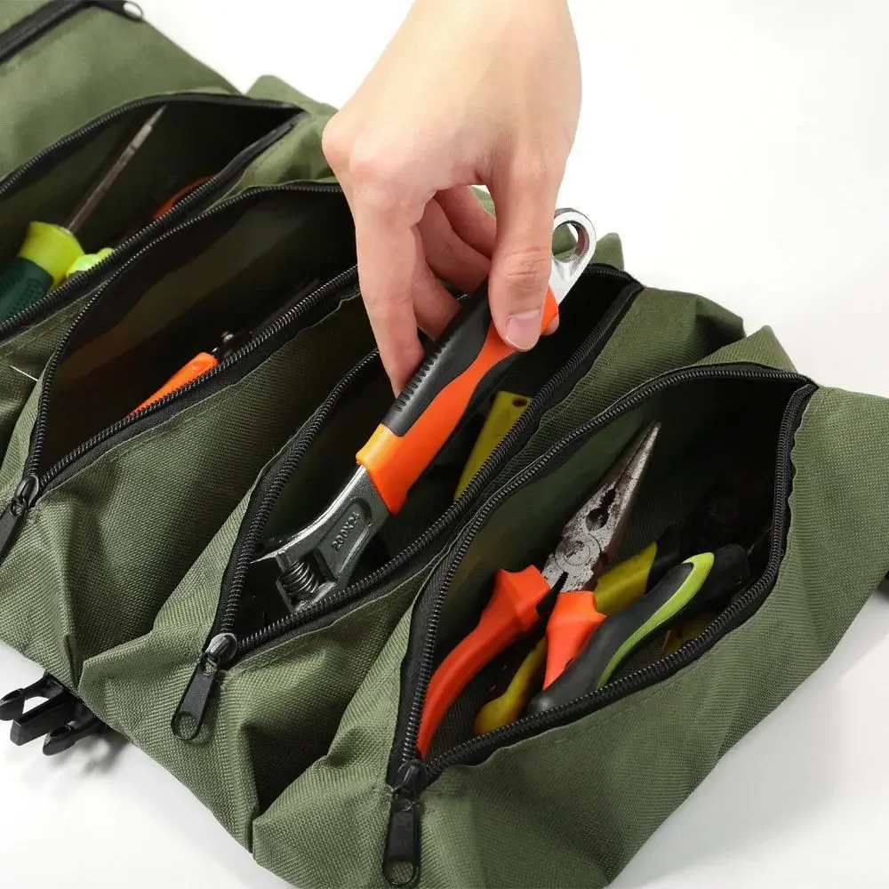 Multi-Purpose Tool Bag High Quality Professional Multi Pocket Hardware Tools Pouch Roll UP Portable Small Tools Organizer Bag