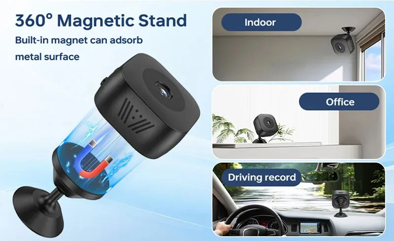 Mini WiFi Camera 2.4G Wifi Wireless Security Protection Remote Monitor Indoor Baby Voice Video Surveillance Smart Device