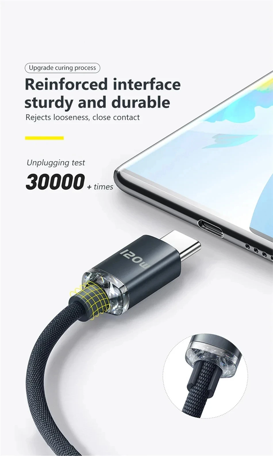 120W PD Type C Cable 0.25M/1M/1.5M/2M Quick Charge Cord USB C Phone Data Cable Fast Charging For iPhone 17 Xiaomi Samsung Huawei