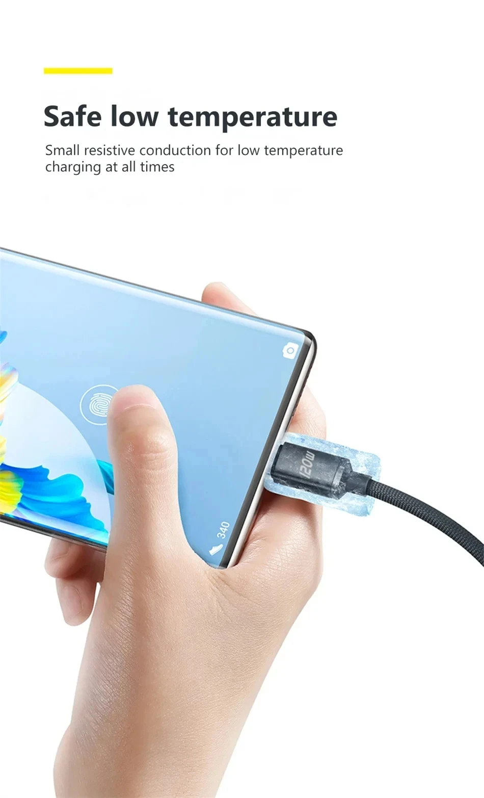 120W PD Type C Cable 0.25M/1M/1.5M/2M Quick Charge Cord USB C Phone Data Cable Fast Charging For iPhone 17 Xiaomi Samsung Huawei