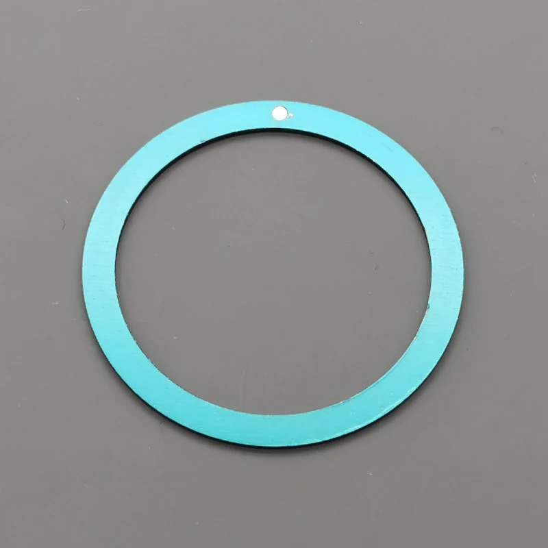 38mm*31.5mm Aluminium Fashion Flat Watch Bezel Insert Fits SKX007 SKX009 SRPD Watch Case NH36 NH35 Movement Men Watch Part