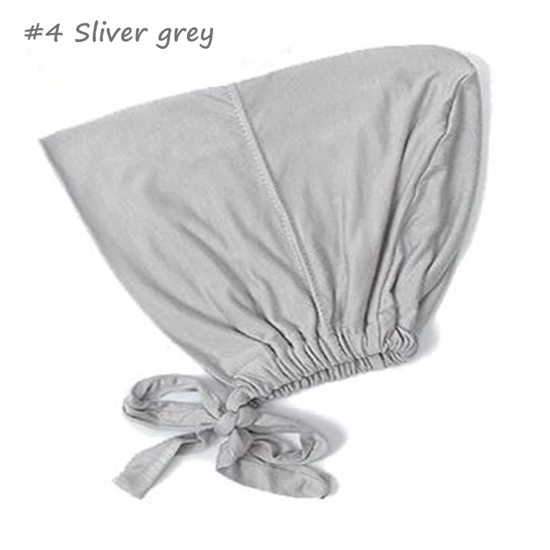 New Soft Modal Muslim Turban Hat Inner Hijab Caps Islamic Underscarf Bonnet India Hat Female Headwrap Turbante Mujer