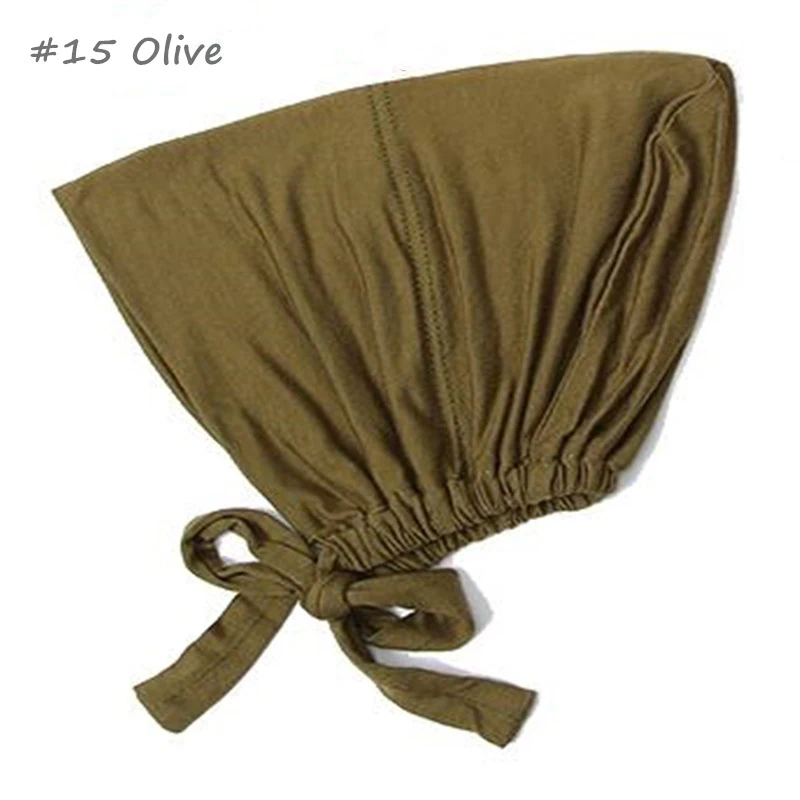 New Soft Modal Muslim Turban Hat Inner Hijab Caps Islamic Underscarf Bonnet India Hat Female Headwrap Turbante Mujer
