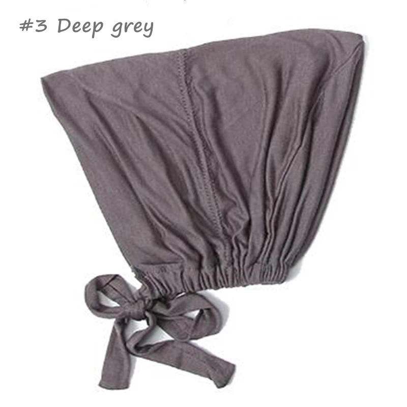 New Soft Modal Muslim Turban Hat Inner Hijab Caps Islamic Underscarf Bonnet India Hat Female Headwrap Turbante Mujer
