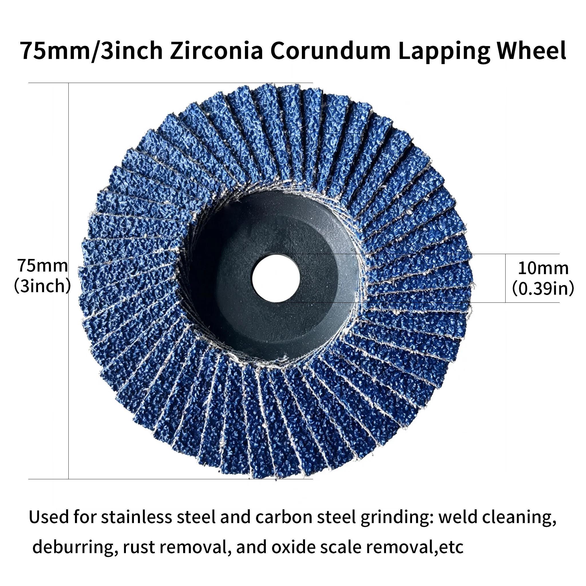 7Pcs Procut3-Inch Circular Saw Blade Set with 75mm Grinding Disc - Durable Steel Structure, Including Chain Saw Disc Blades, Me