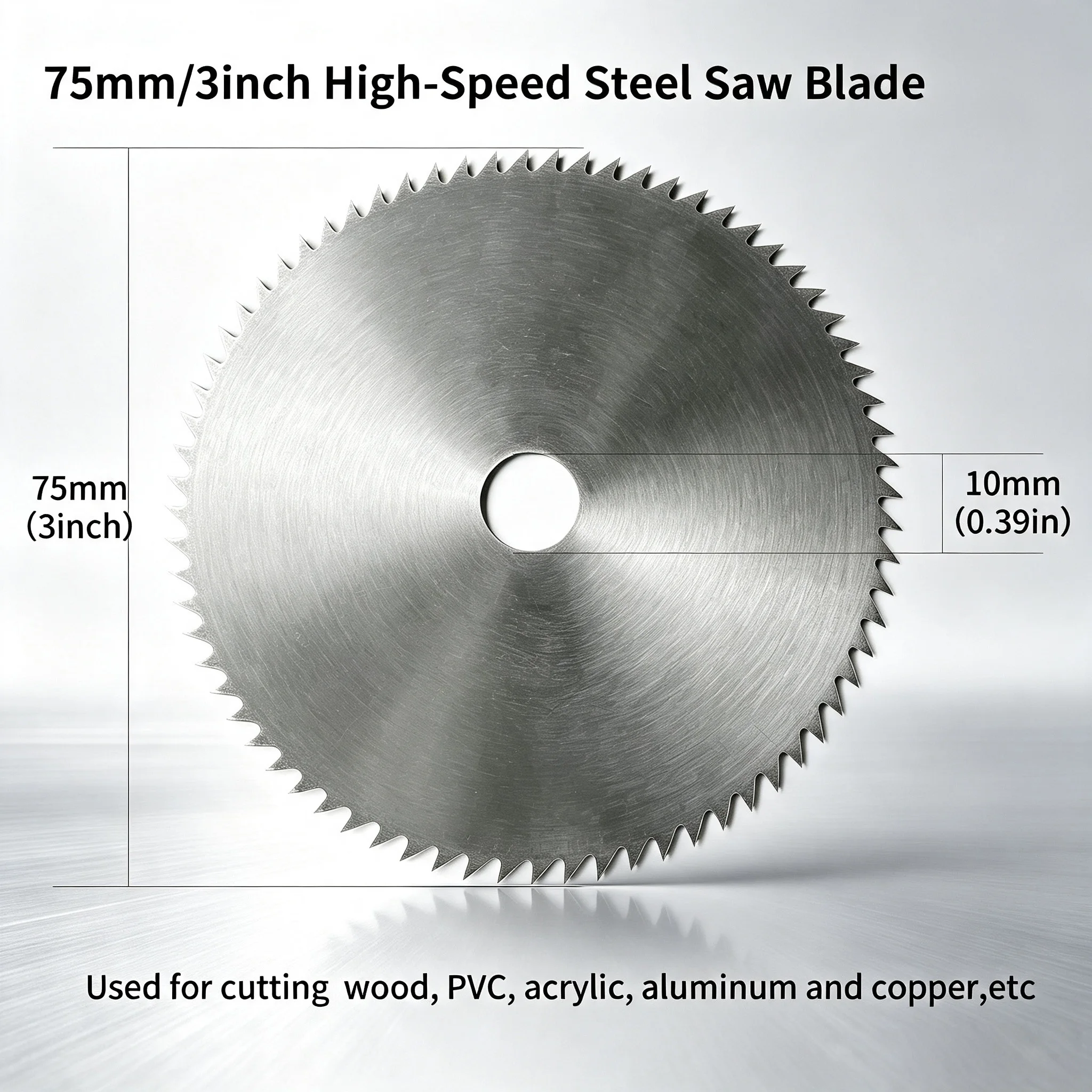 7Pcs Procut3-Inch Circular Saw Blade Set with 75mm Grinding Disc - Durable Steel Structure, Including Chain Saw Disc Blades, Me