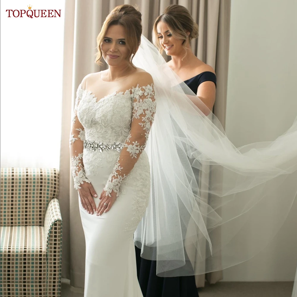TOPQUEEN New Style Bridal Belt Silver Fancy Rhinestone Women Wedding Dress Accessories Satin Ribbon Belt S51