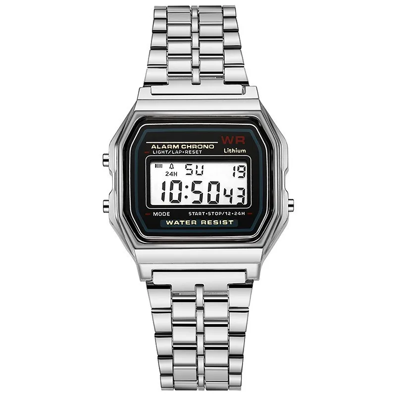 Luxury Rose Gold Women Watches Electronic Digital Display Retro Style Clock Men's Relogio Masculin Reloj Hombre Homme
