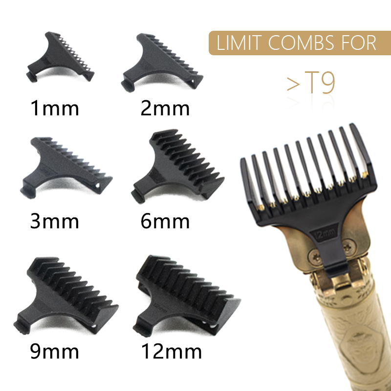 for T9 1/2/3/6/9/12 mm Professional Hair Trimmer Limit Comb Universal Guards Hairdresser Hair Cutting Guide Barber Accesories