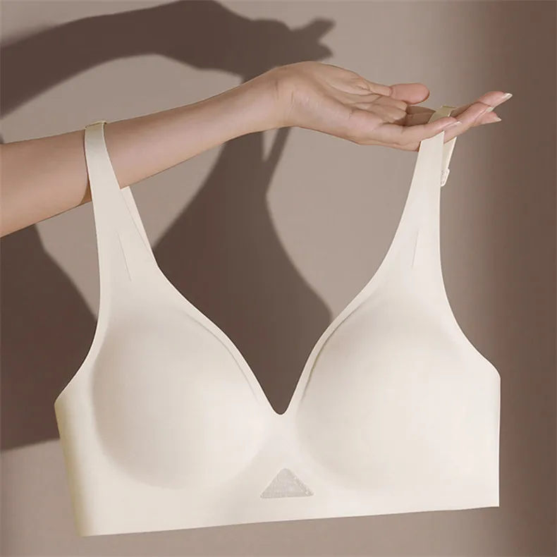 Wire Free Bra Brassieres Push Up Bralette Sexy Seamless Bras For Women Female Lingerie Woman Silky Underwear Intimate Sleepwear