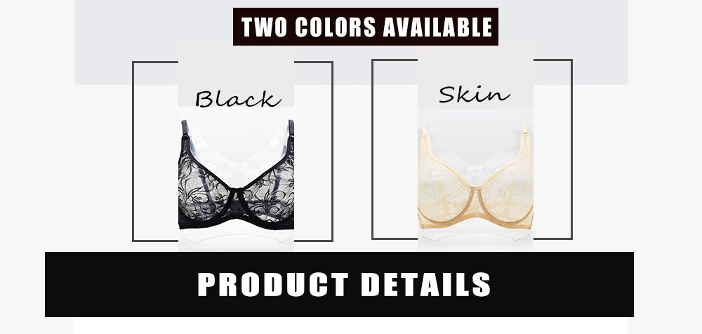Plus Size Lace Bralette Bras For Women Hollow Out Bra Underwire Womens Underwear Tops Embroidery Mesh Lingerie Brassiere A B C D