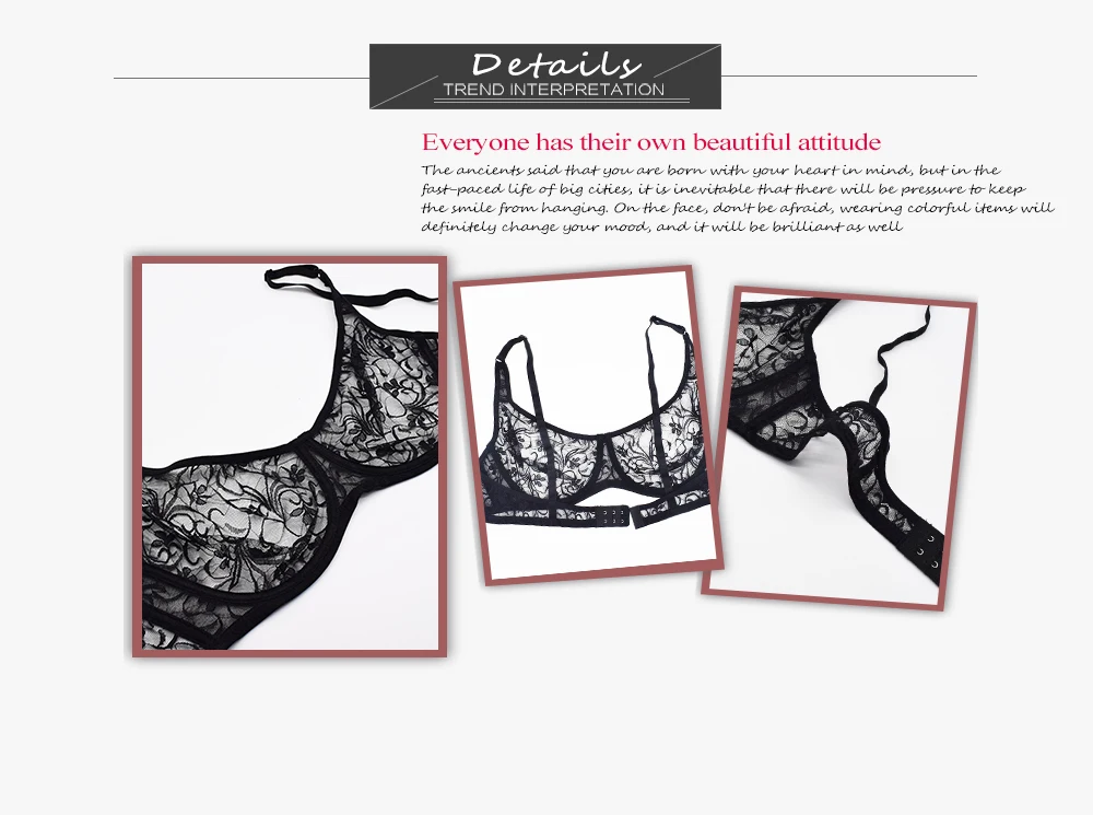 Plus Size Lace Bralette Bras For Women Hollow Out Bra Underwire Womens Underwear Tops Embroidery Mesh Lingerie Brassiere A B C D