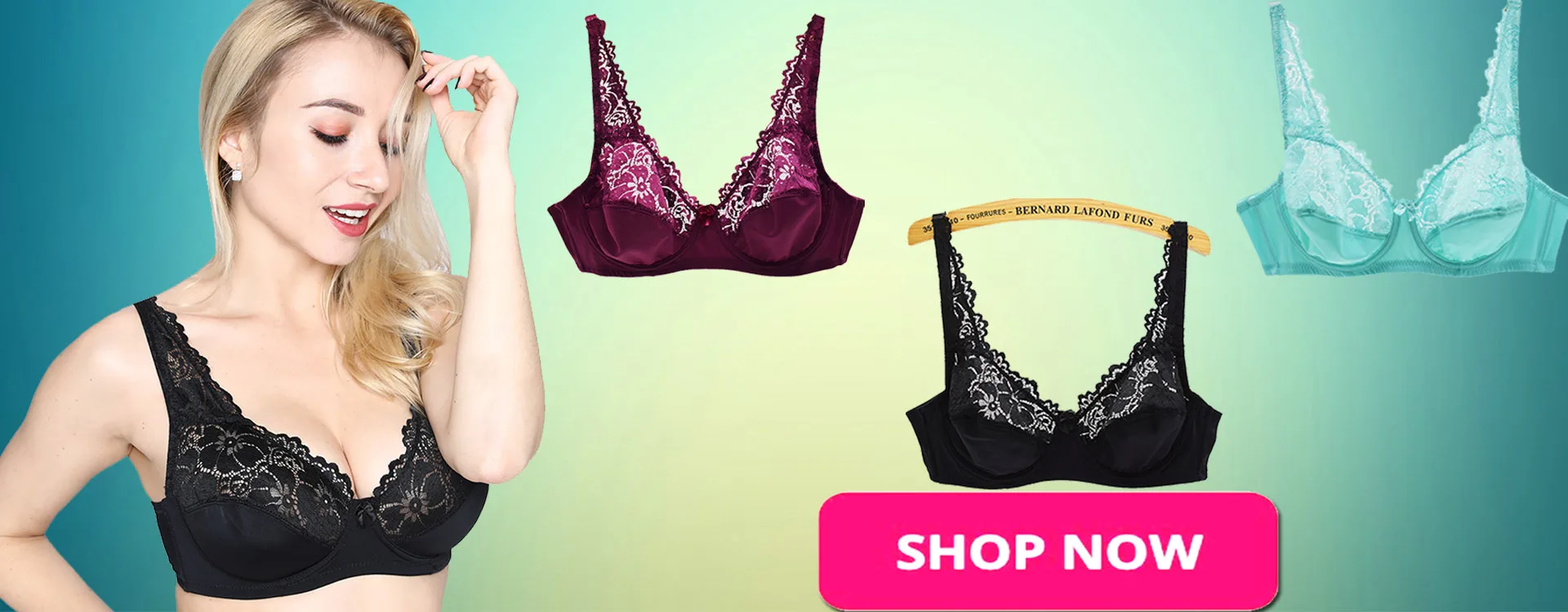 Plus Size Lace Bralette Bras For Women Hollow Out Bra Underwire Womens Underwear Tops Embroidery Mesh Lingerie Brassiere A B C D
