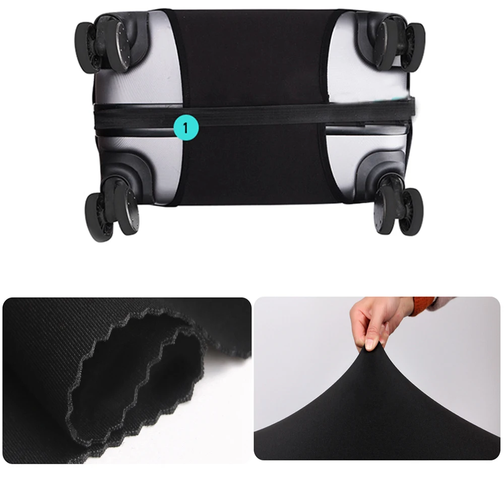Luggage Protective Cover Travel Accessories Suitcase Dust Wear-resistant Gold Letter Series Protective Case 2026 Fashion