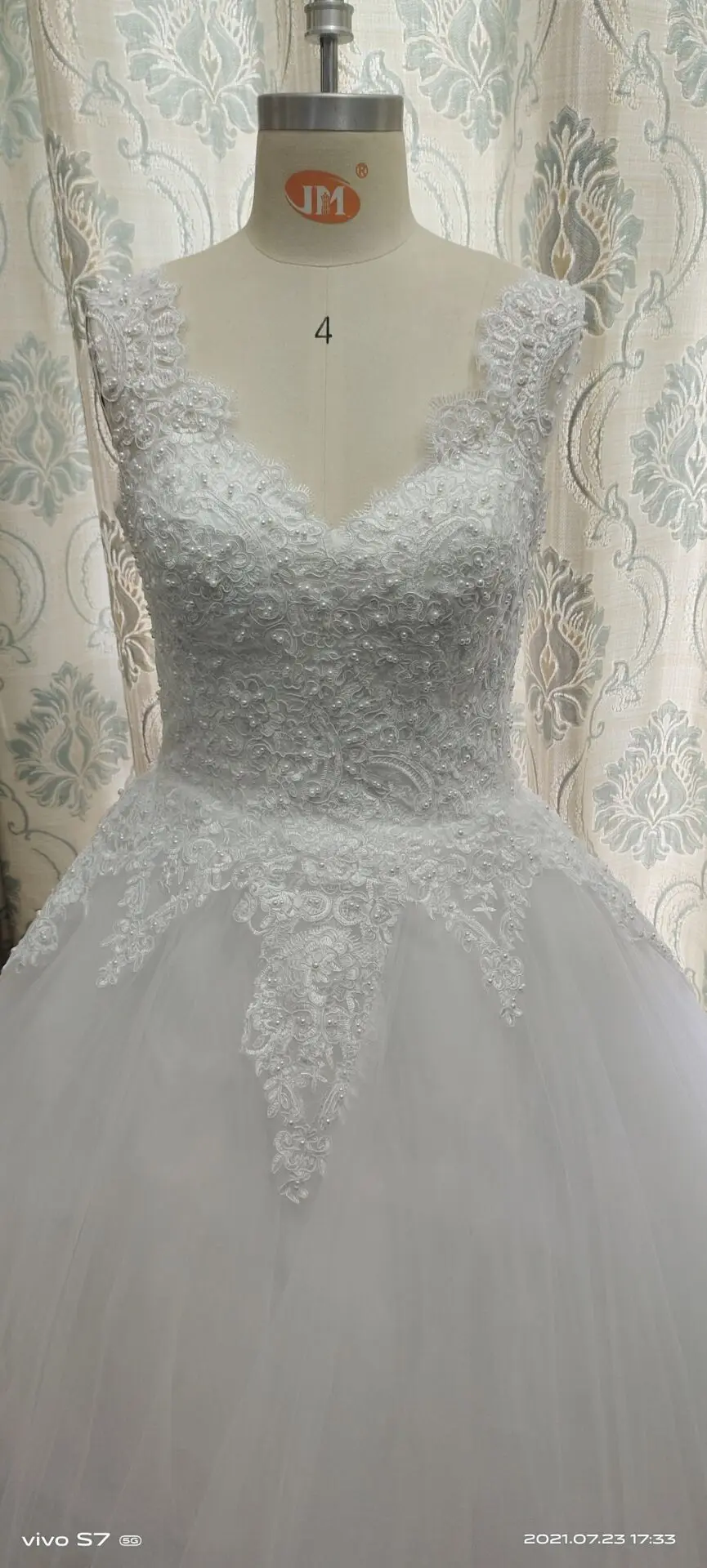 Customized ZJ9218 Sweetheart Pearls Charming Sexy Floral Appliques Lace Wedding Dress Bride Dresses For Women 2023