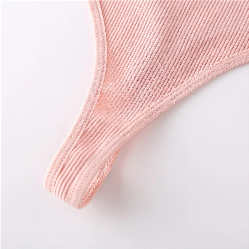 3Pcs/Set Women Cotton Thongs Panties Sexy Low Waist G-String Briefs Ladies Brazilian Lingerie Girls Breathable Intimates Bikini