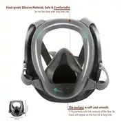 6800 Gas Mask Full Face Large Size Respirator Reusable Full Face Respirator Gas Paint Sprayer Chemical Wood Working Dust