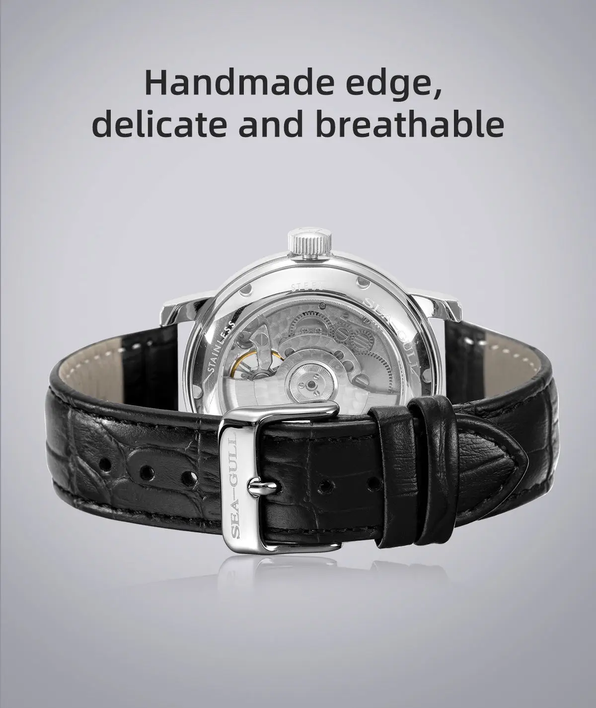 SEAGULL Luxury Watch Business Waterproof Male Clock Date Stainless Steel Mechanical Watch Men Watch Reloj Hombre 2026 D819.622