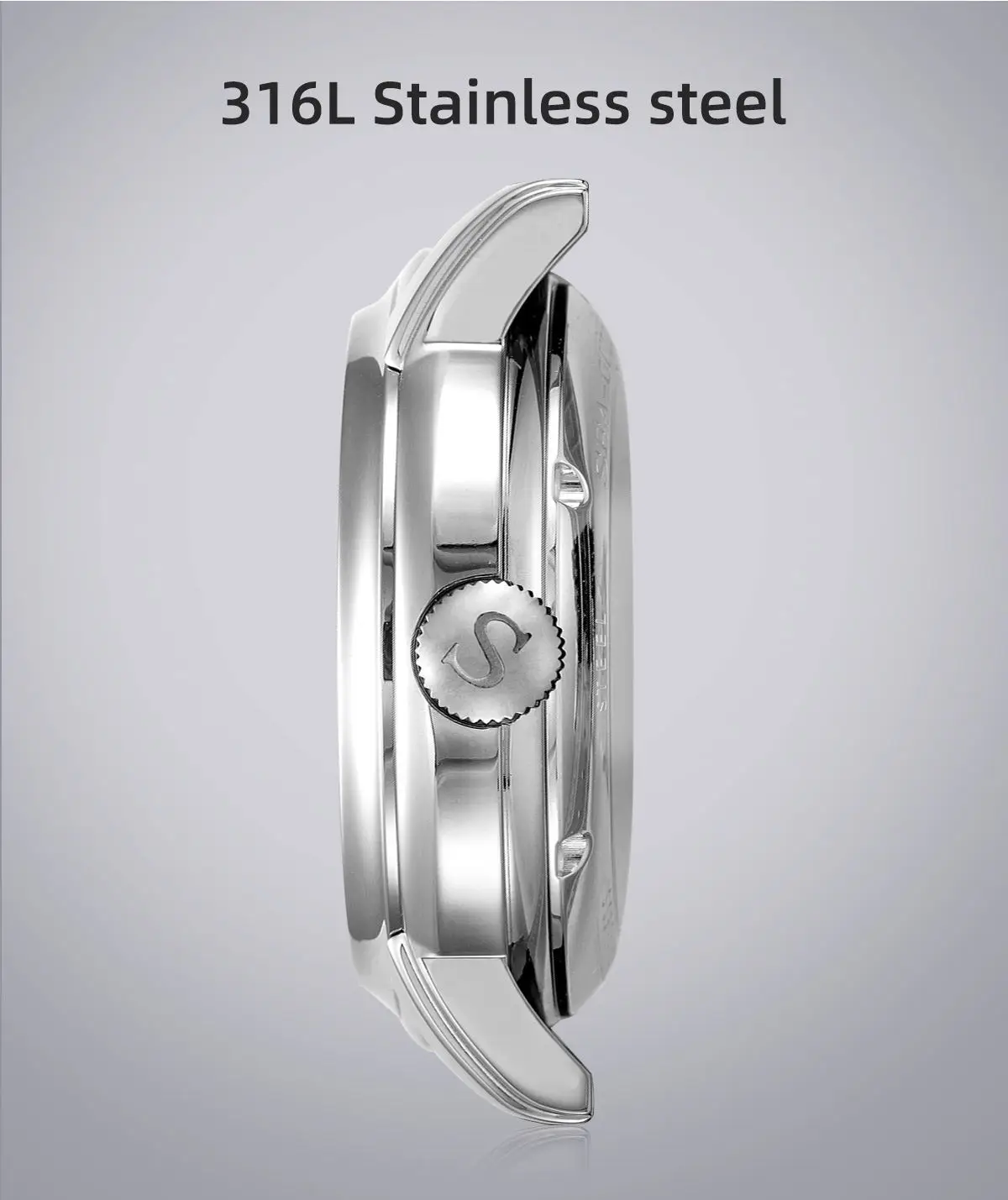 SEAGULL Luxury Watch Business Waterproof Male Clock Date Stainless Steel Mechanical Watch Men Watch Reloj Hombre 2026 D819.622