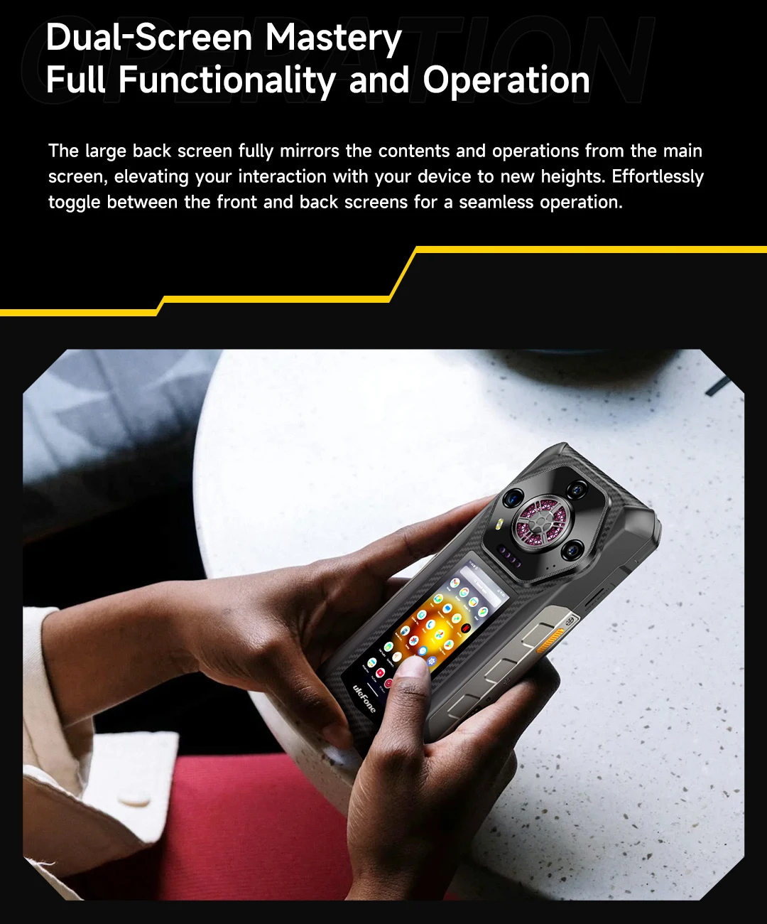 Ulefone Armor 30 Pro 5G Rugged Phone 6.9" 120Hz 32GB+512GB 12800mAh Night Camera 64MP NFC 66W Android 14 Smartphone