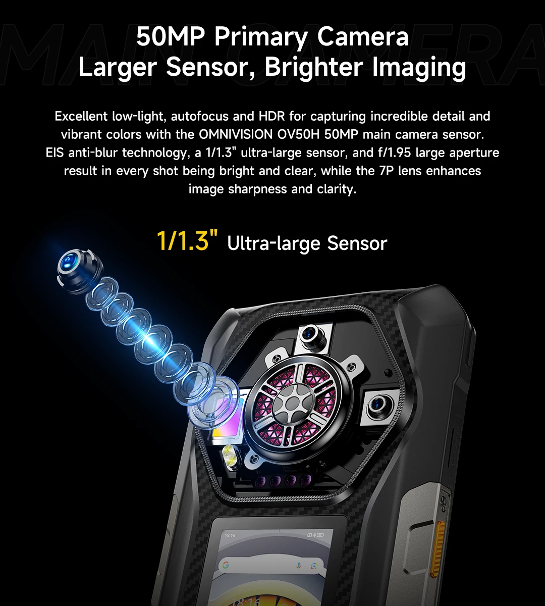 Ulefone Armor 30 Pro 5G Rugged Phone 6.9" 120Hz 32GB+512GB 12800mAh Night Camera 64MP NFC 66W Android 14 Smartphone