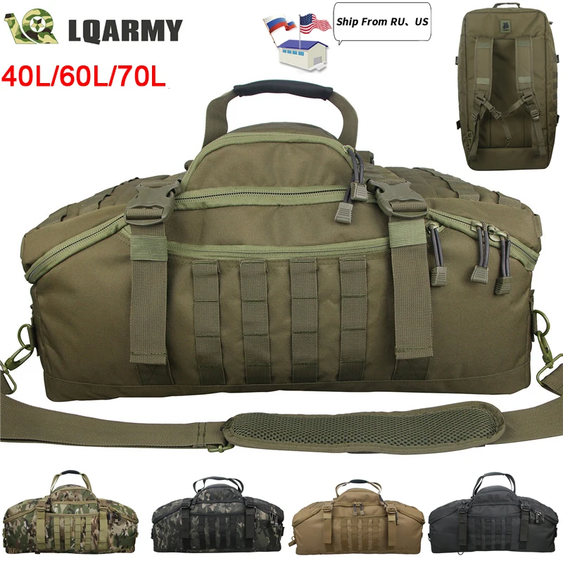 40L 60L 80L Waterproof Travel Bags Large Capacity Luggage Bags Men Duffel Bag Travel Tote Weekend Bag Duffel Bags