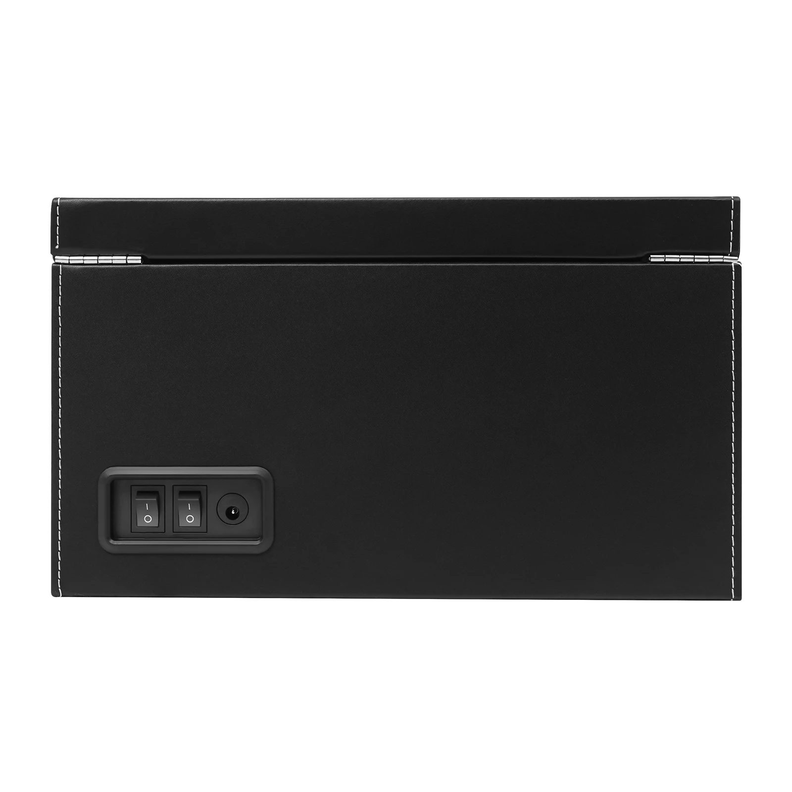 4+6 Brown/Black Watch Winder Automatic Rotation Leather Storage Watch Display Box Case Holder for Store Display, Home Decoration