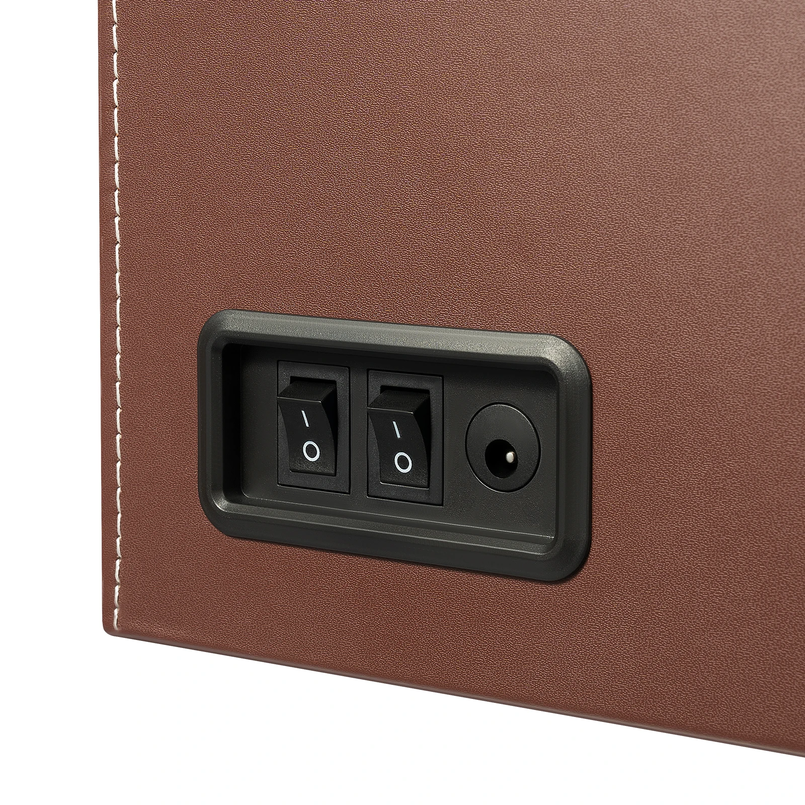 4+6 Brown/Black Watch Winder Automatic Rotation Leather Storage Watch Display Box Case Holder for Store Display, Home Decoration