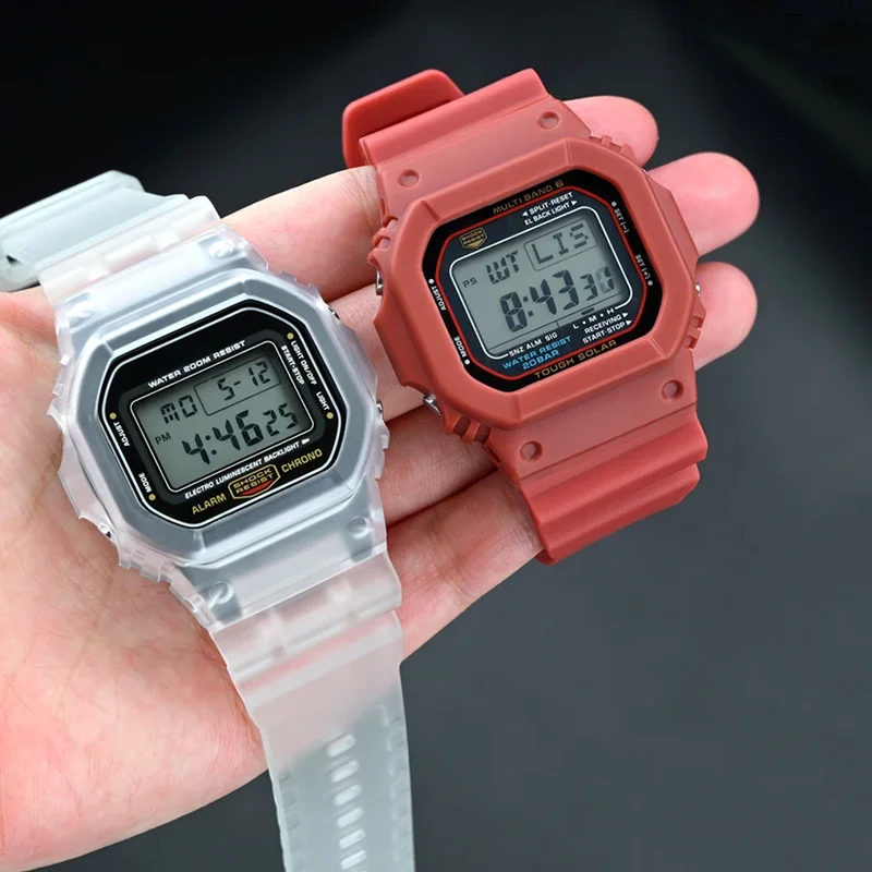 Case + Strap for Casio G-SHOCK DW-5600 GW-M5610 G-5000 GWB-5600 Replace Matte Resin Rubber Band Bracelet Bezel Watch Accessories