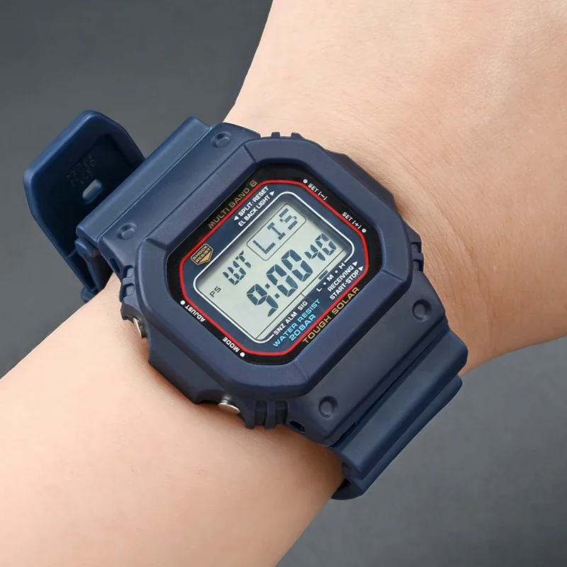 Case + Strap for Casio G-SHOCK DW-5600 GW-M5610 G-5000 GWB-5600 Replace Matte Resin Rubber Band Bracelet Bezel Watch Accessories