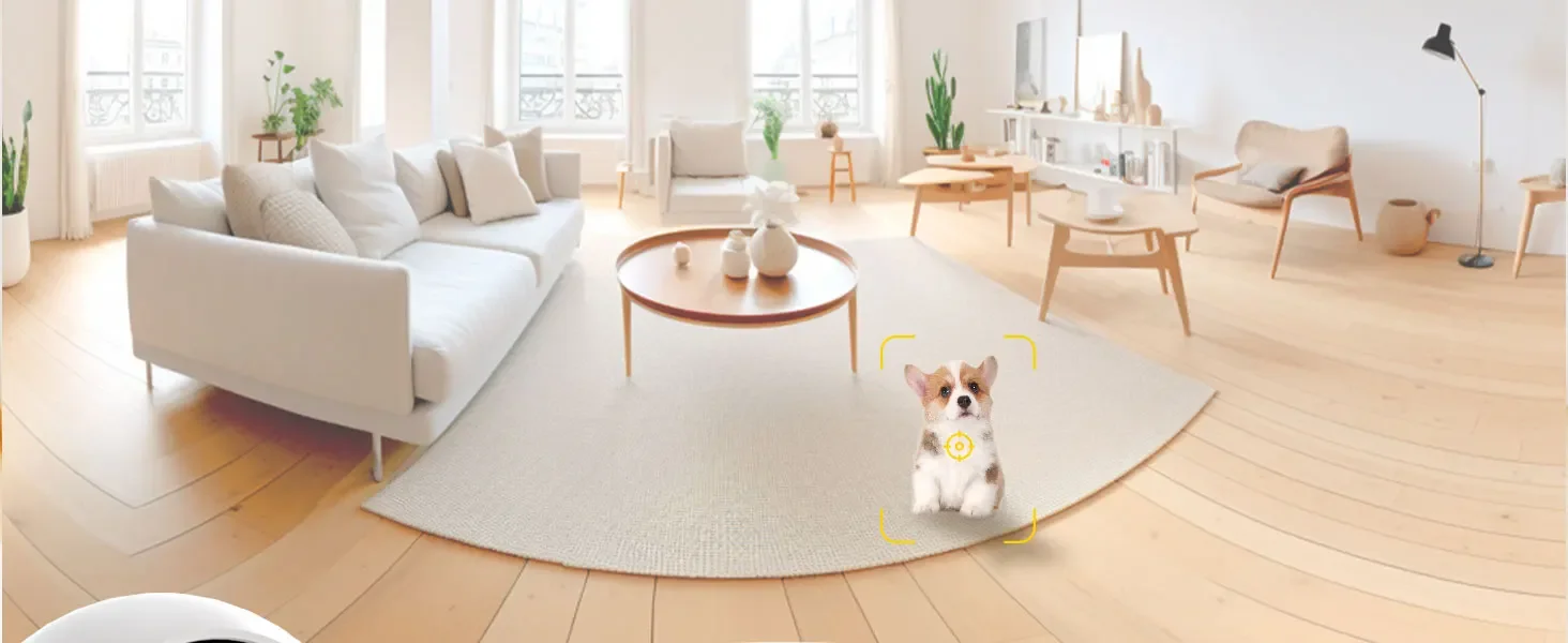 BoyKeep Smart Camera 2K Security Protection Wifi Surveillance 5G/2.4GHz Indoor Baby Night Vision 360° Pan & Tilt 2-Way Audio K30