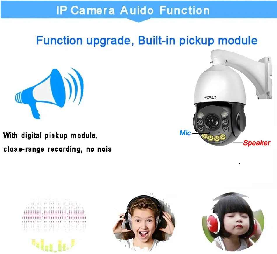 Onvif Metal Laser Infrared Full Color Auto Tracking Cruise 8MP 4K 54X Optics Zoom 360° POE PTZ Speed Dome Surveillance IP Camera