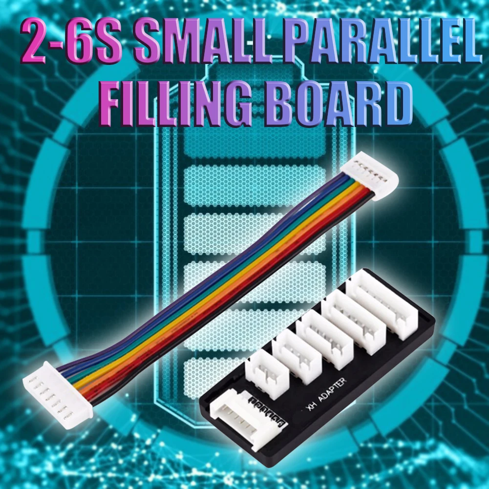 1-10PCS 1S/2S/3S/4S/5S/6S Lipo Battery Balance Charger Cable Lithium Battery Balanced Charger Expansion JST XH Adapter Board