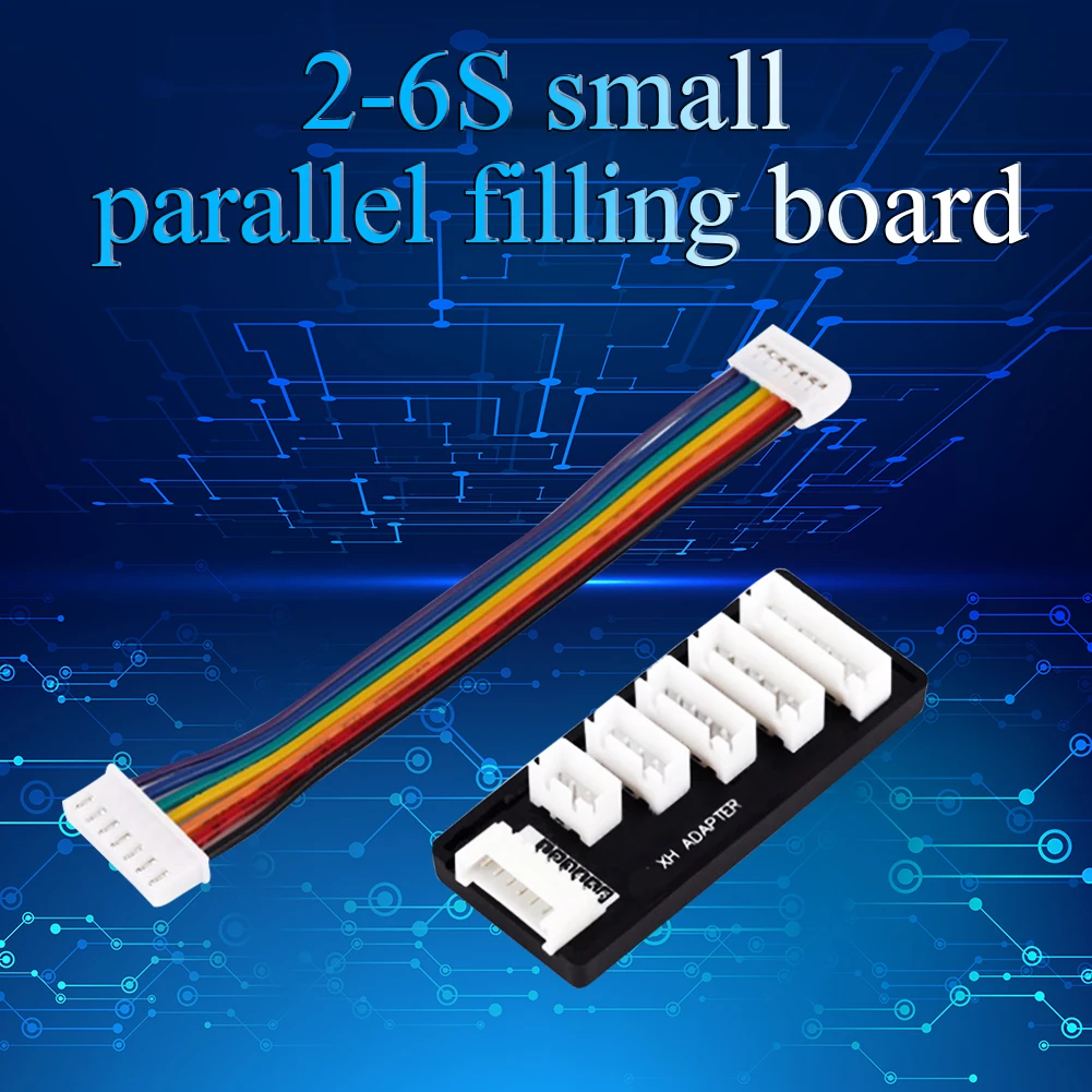 1-10PCS 1S/2S/3S/4S/5S/6S Lipo Battery Balance Charger Cable Lithium Battery Balanced Charger Expansion JST XH Adapter Board