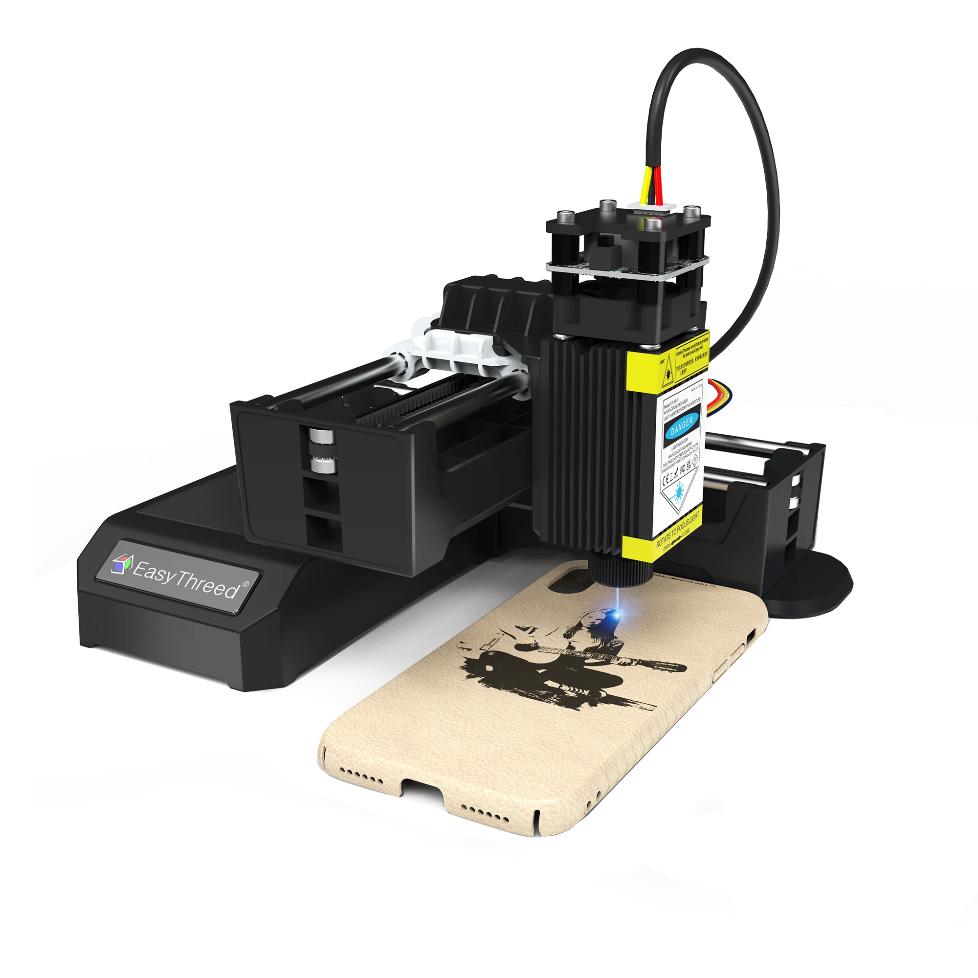 Portable Laser Engraving Machine for Wood Acrylic Leather Bluetooth USB APP Control 2W CNC US EU Local Shipping Poland Warehouse