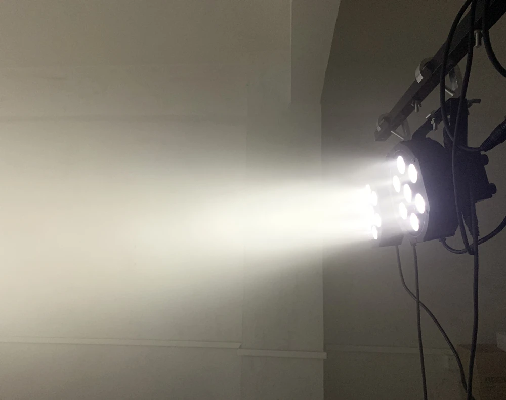 4PCS 7x18W LED Flat SlimPar RGBWA UV Light 6in1 LED Wash DJ Light Stage Dmx512 Stage Lighting