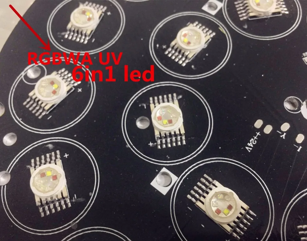 4PCS 7x18W LED Flat SlimPar RGBWA UV Light 6in1 LED Wash DJ Light Stage Dmx512 Stage Lighting