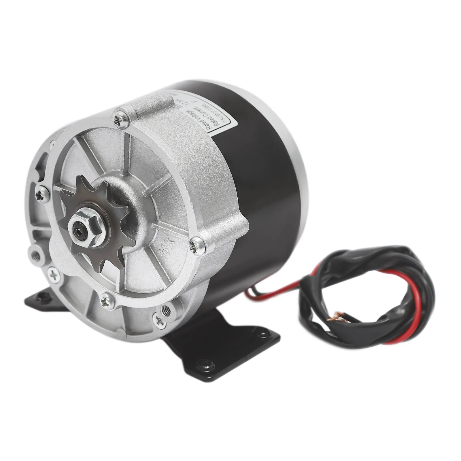 24V/250W 36V/350W Electric Scooter Conversion Kit 10" Dual Wheels Brush Gear Motor Drive Air Wheel w/Reverse Gear+Thumb Throttle