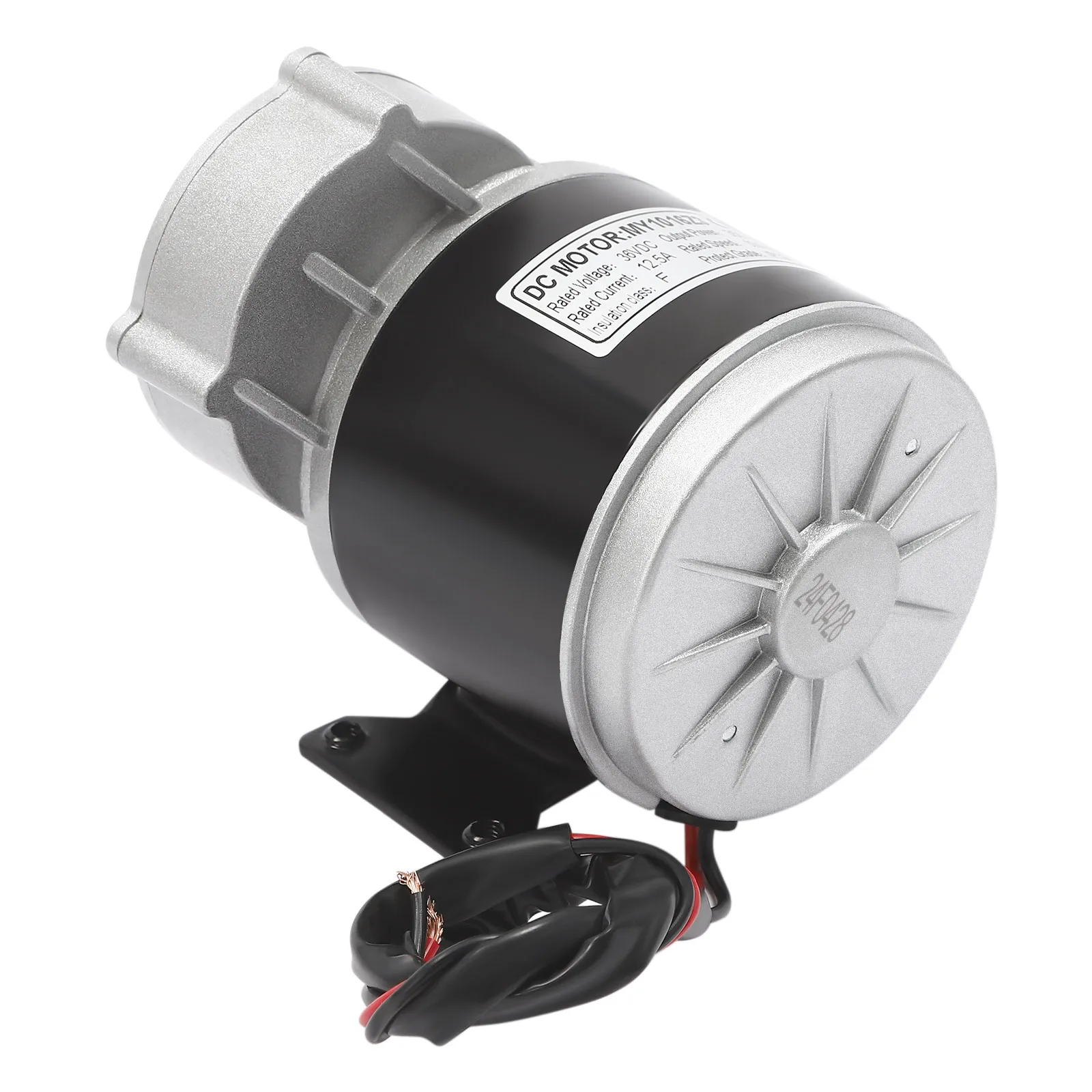 24V/250W 36V/350W Electric Scooter Conversion Kit 10" Dual Wheels Brush Gear Motor Drive Air Wheel w/Reverse Gear+Thumb Throttle