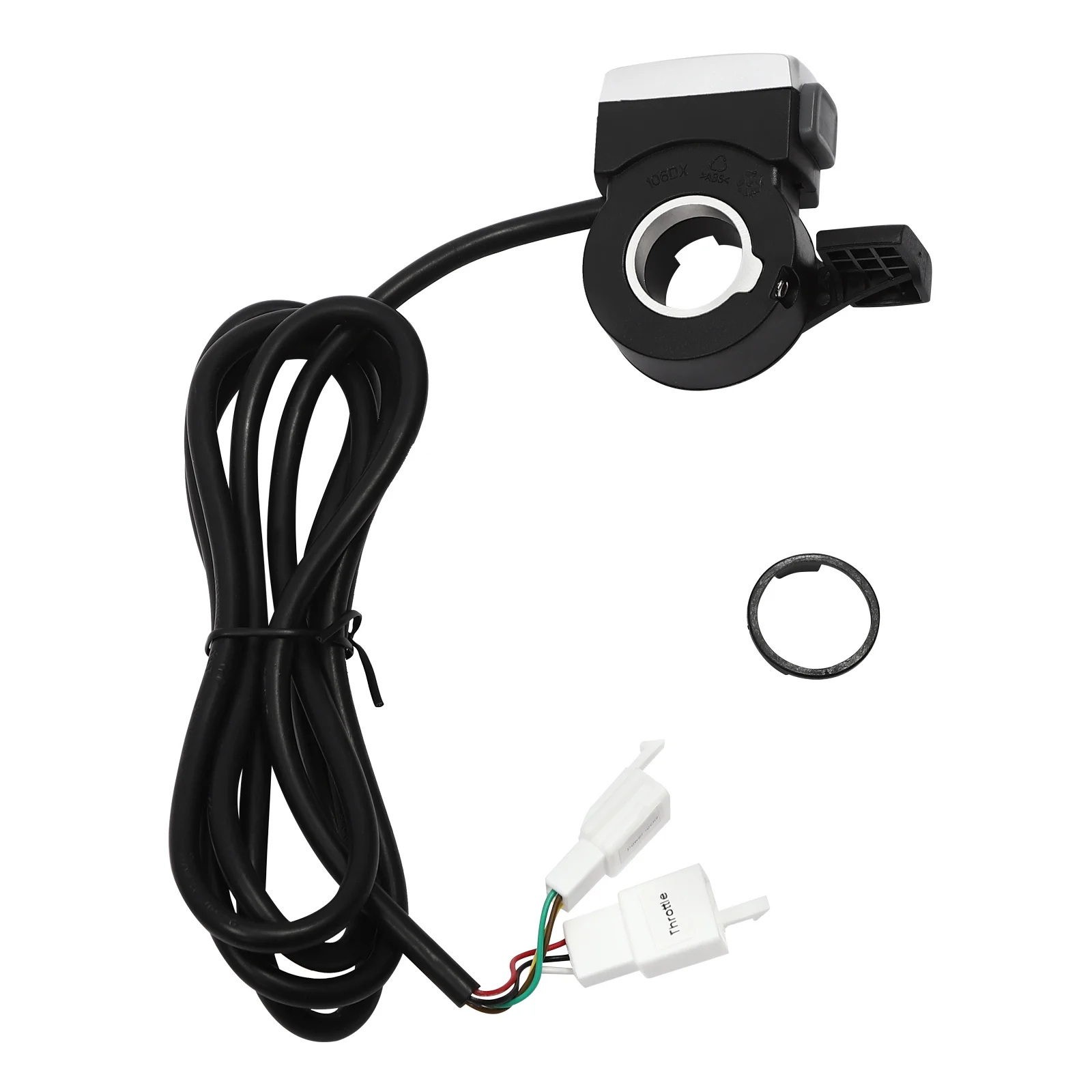 24V/250W 36V/350W Electric Scooter Conversion Kit 10" Dual Wheels Brush Gear Motor Drive Air Wheel w/Reverse Gear+Thumb Throttle
